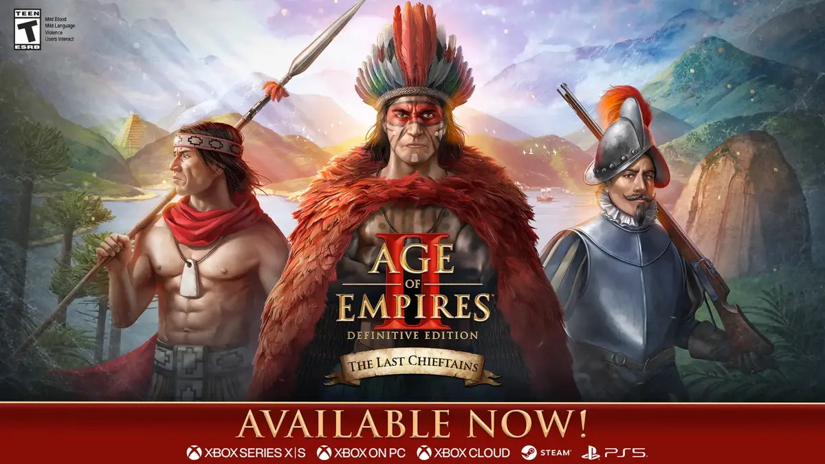DLC ‘The Last Chieftains’ para Age of Empires II: Definitive Edition é lançado com três civilizações sul-americanas