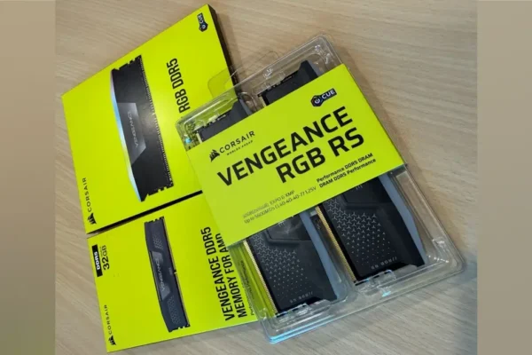 Corsair passa a vender memória DDR5 Vengeance em embalagem clamshell plástica para evitar golpes