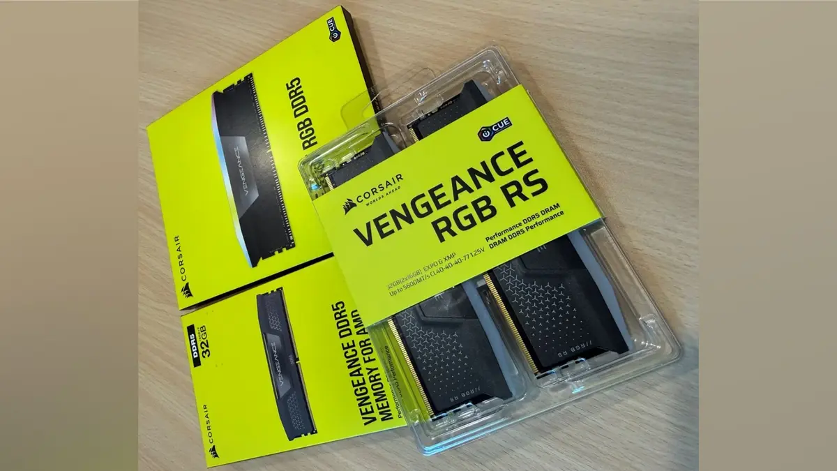 Corsair passa a vender memória DDR5 Vengeance em embalagem clamshell plástica para evitar golpes