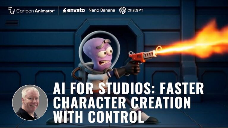 Cartoon Animator acelera criação 2D com IA e mantém controle de cena com Nano Banana e image-to-video