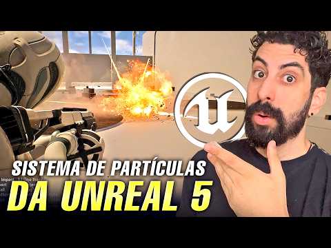 SISTEMA de PARTÍCULAS da Unreal Engine 5! Olha ese projeto GRÁTIS da Epic Games