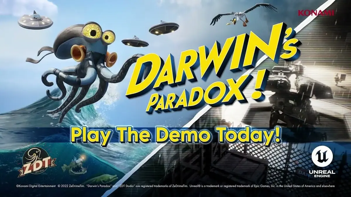 Konami lança demo de Darwin’s Paradox!; versão completa sai em 2 de abril de 2026