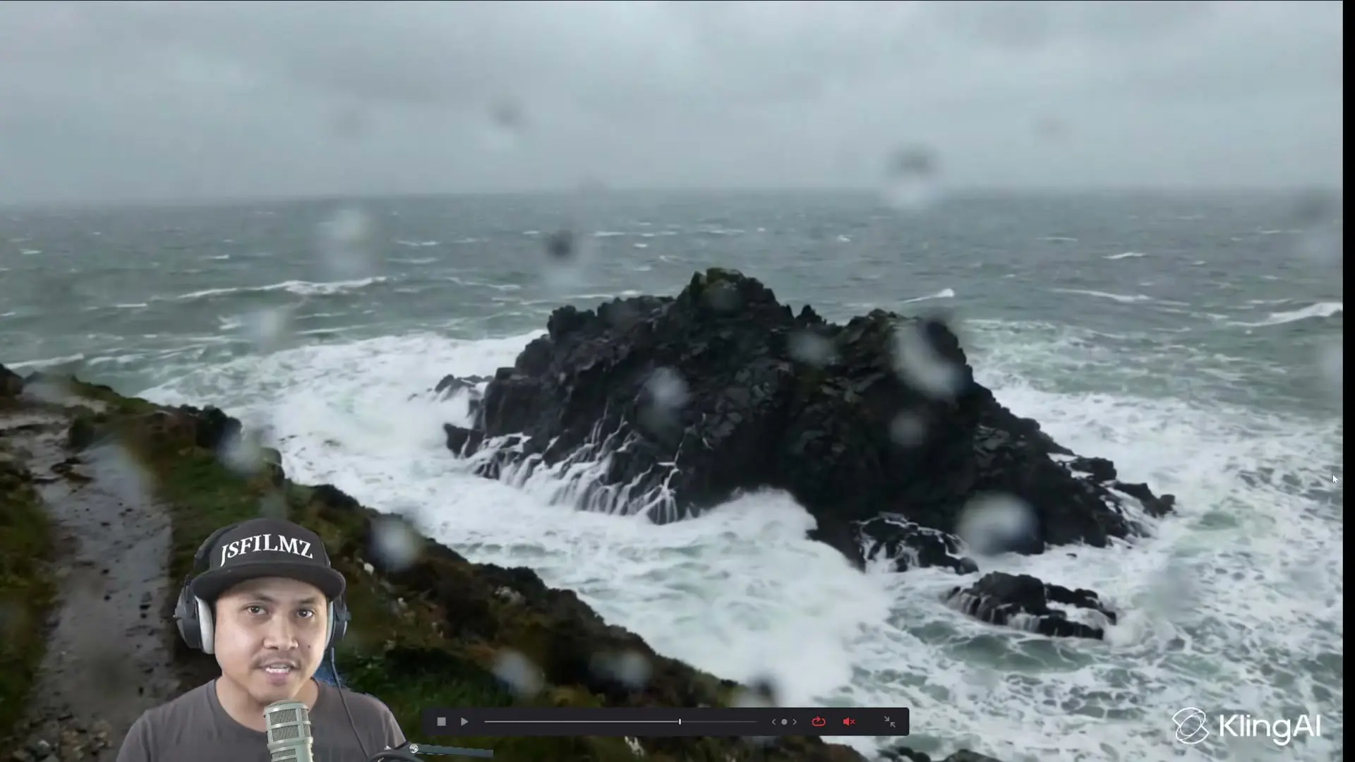 Teste de ondas geradas a partir de imagem, comparando realismo da agua entre os modelos