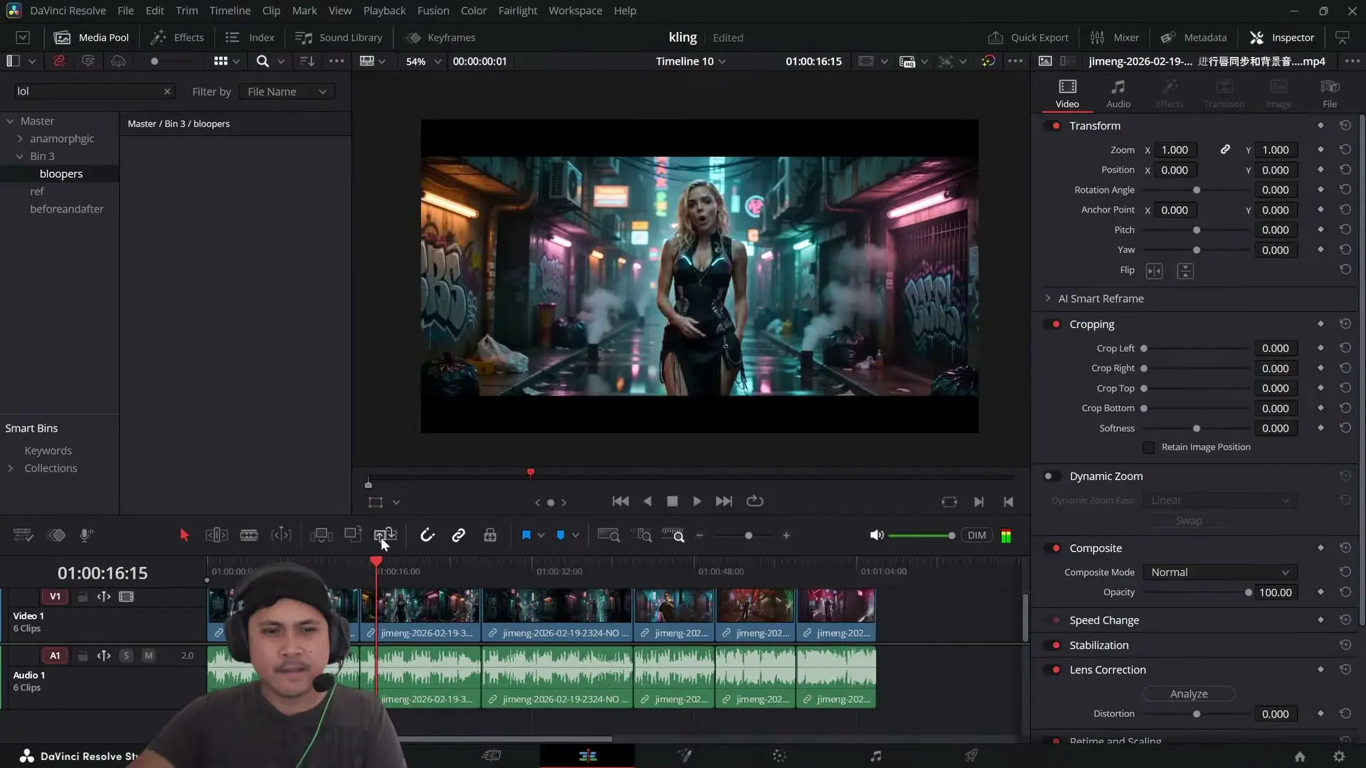 Reacao ao resultado estranho apos ouvir a traducao do audio, sugerindo filtragem ou troca de letras