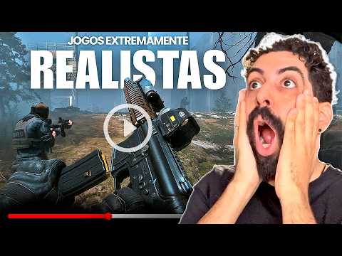 Thumbnail do vídeo: Jogos TÃO REAIS que chegam a ASSUSTAR [REACT]