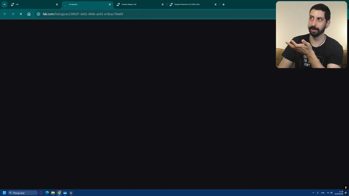 Ultima repeticao de heat marcando o fim do teste de audio no video