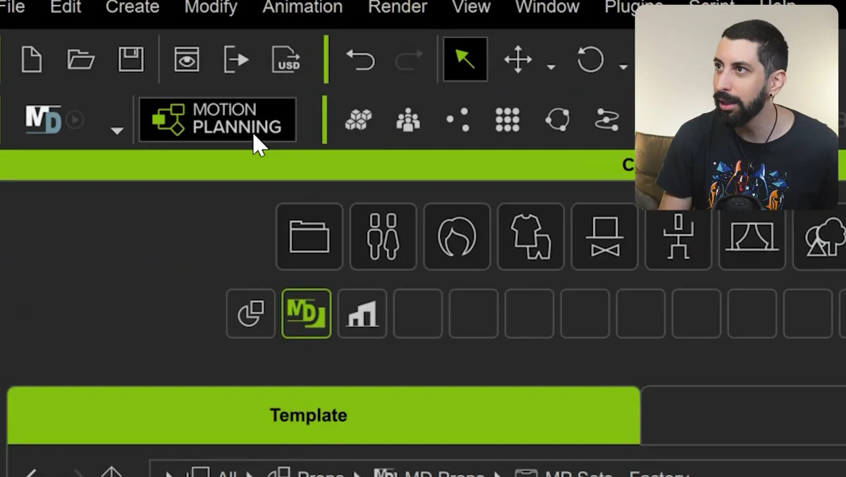 Pacotes MP7 Factory e MD Props Industrial Devices na biblioteca do iClone 8