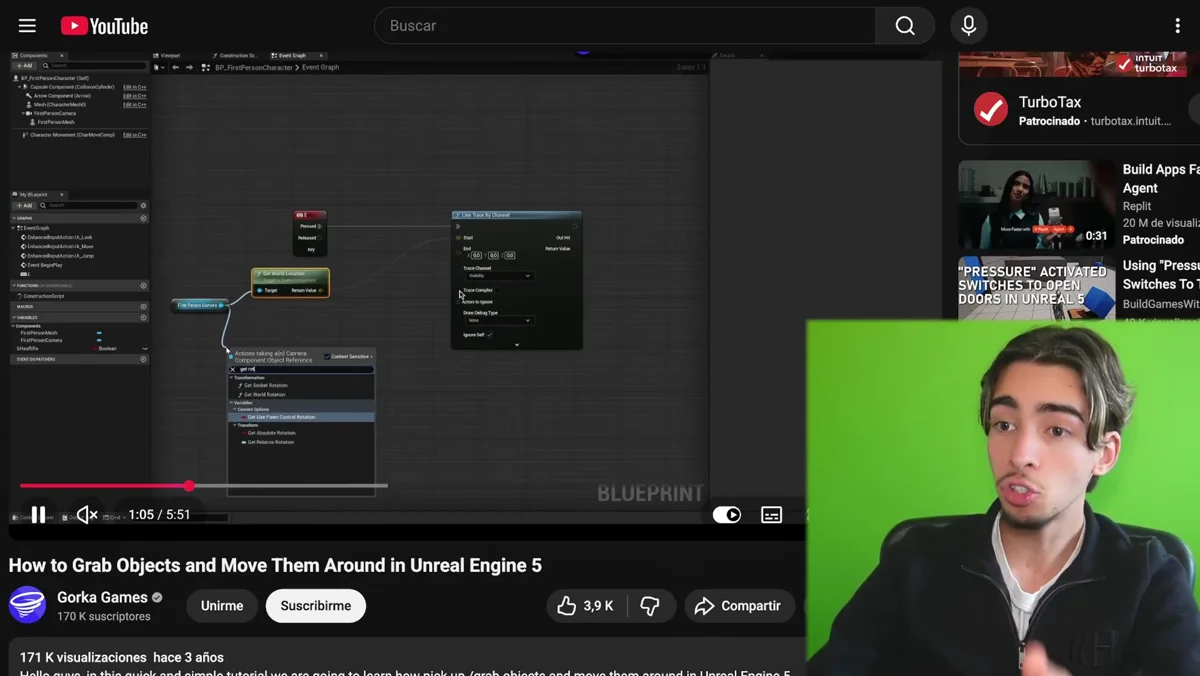 Frame inicial do video do Neriverso com apresentador em frente a tela de captura