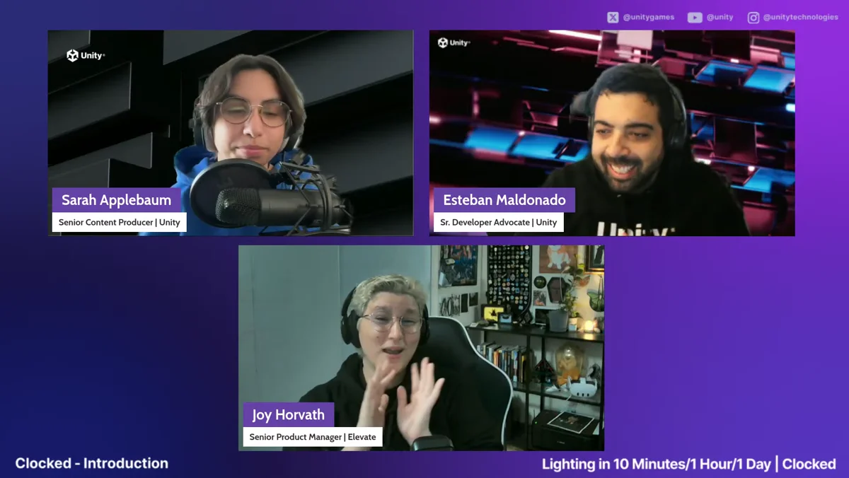 Inicio de um topico importante explicado pelo apresentador no contexto de desenvolvimento de jogos.