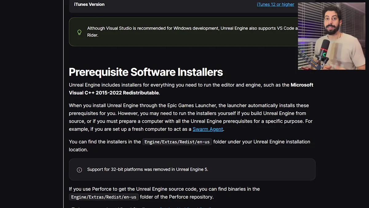 Discussao sobre requisitos de hardware e uso do Lumen no Unreal Engine 5