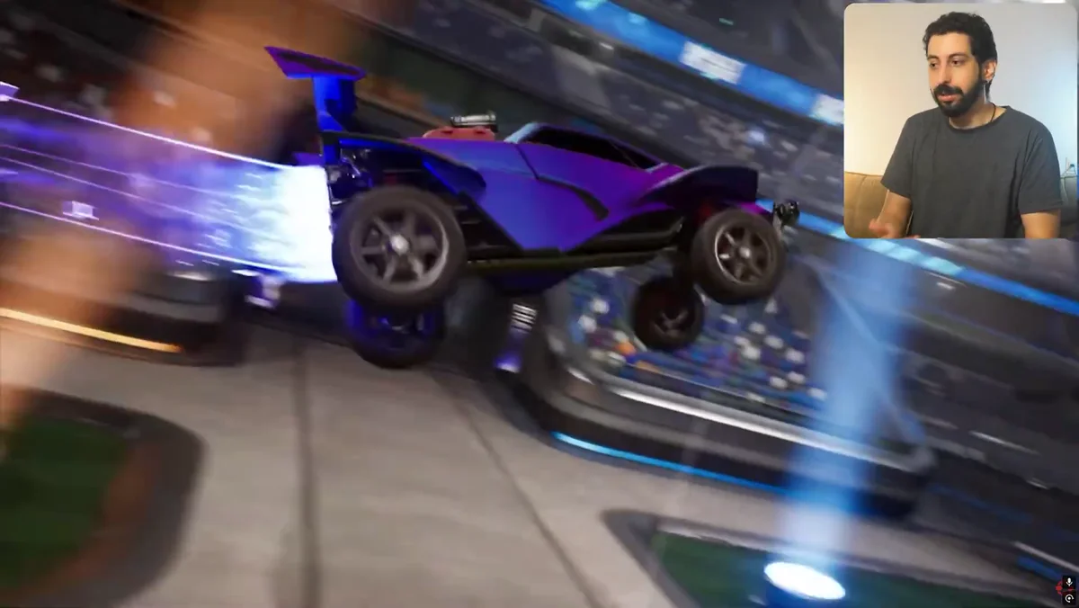 Discussao sobre Rocket League e Fortnite como base de testes e desenvolvimento para Unreal Engine 6.