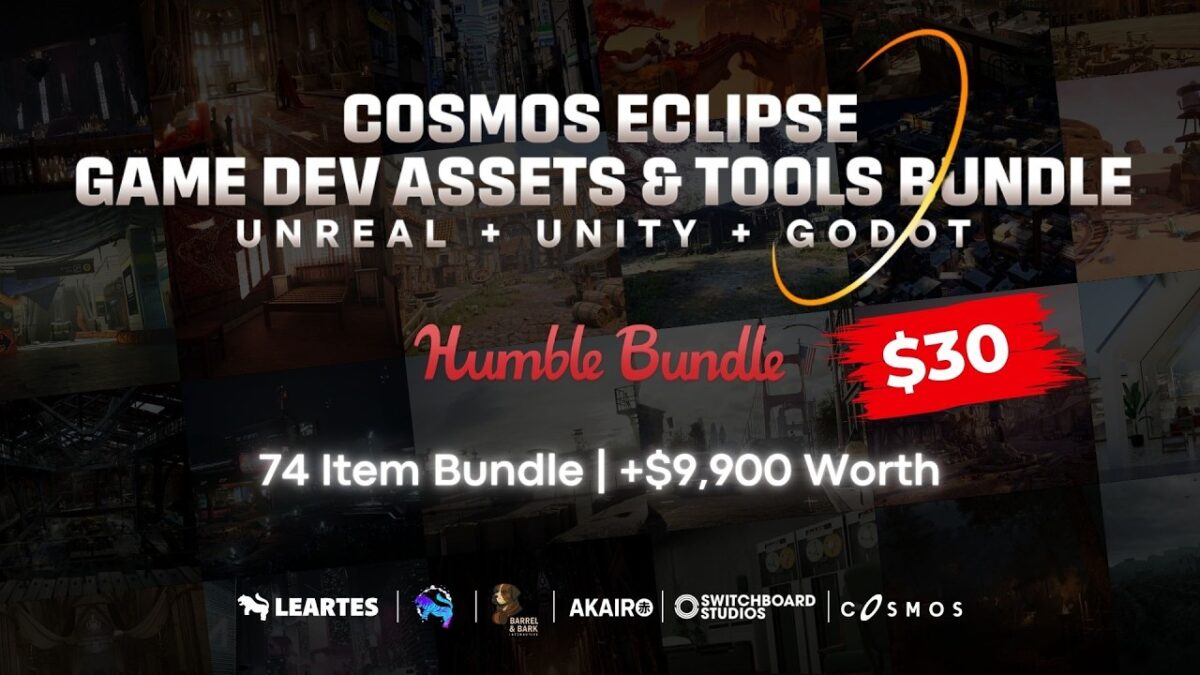 Cosmos Eclipse Game Dev Assets & Tools bundle (Unreal + Unity + Godot)