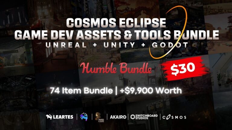 Cosmos Eclipse Game Dev Assets & Tools bundle (Unreal + Unity + Godot)