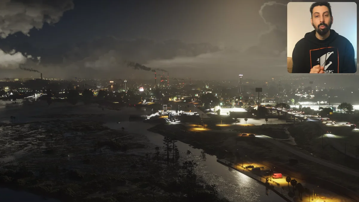 Cidade e diferentes biomas de GTA 6 analisados como cenário procedural
