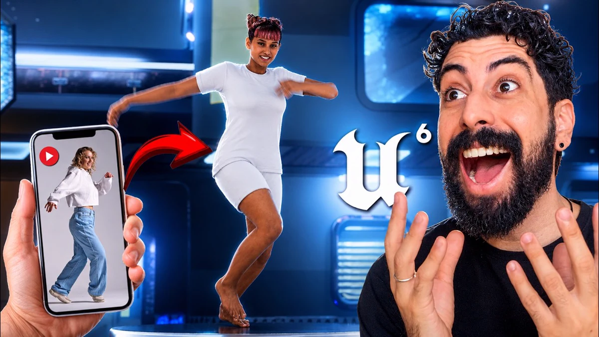 MetaHuman transforma vídeos simples em animações completas na Unreal Engine 5.8