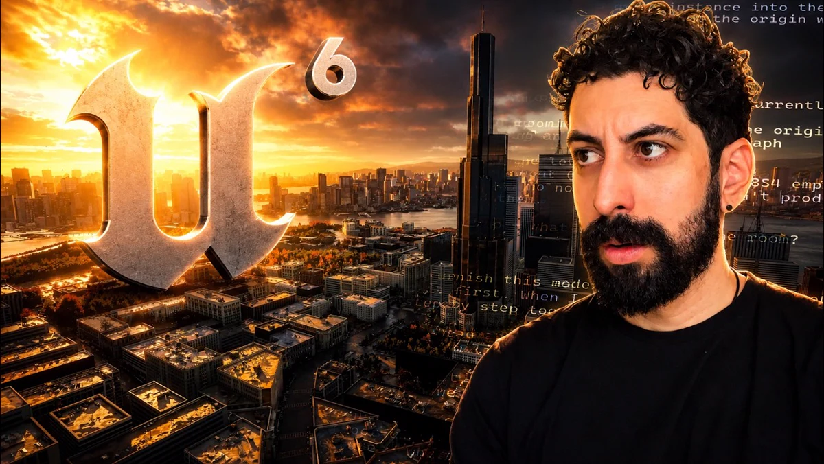 PCG da Unreal Engine 5.8 transforma regras em cidades inteiras