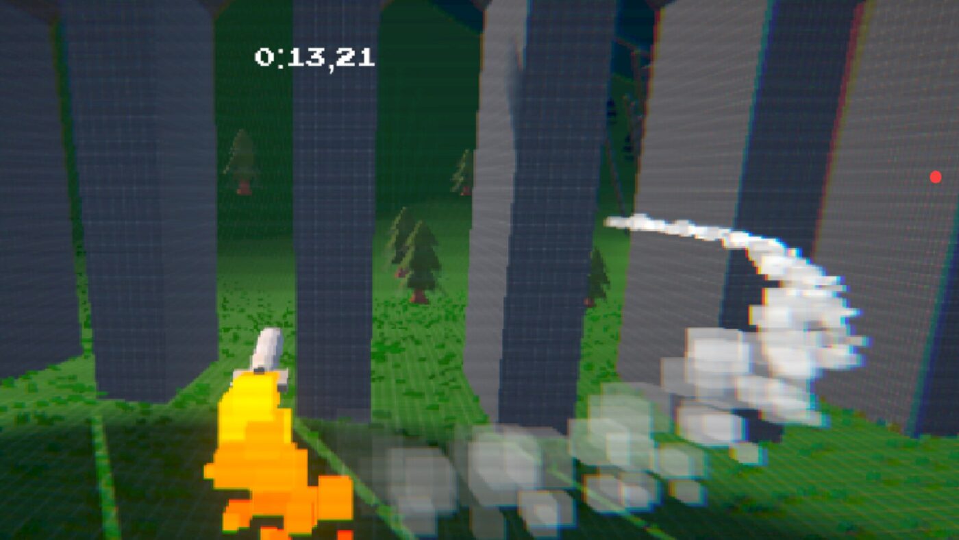 Dumbfire transforma um míssil em jogo de corrida por física