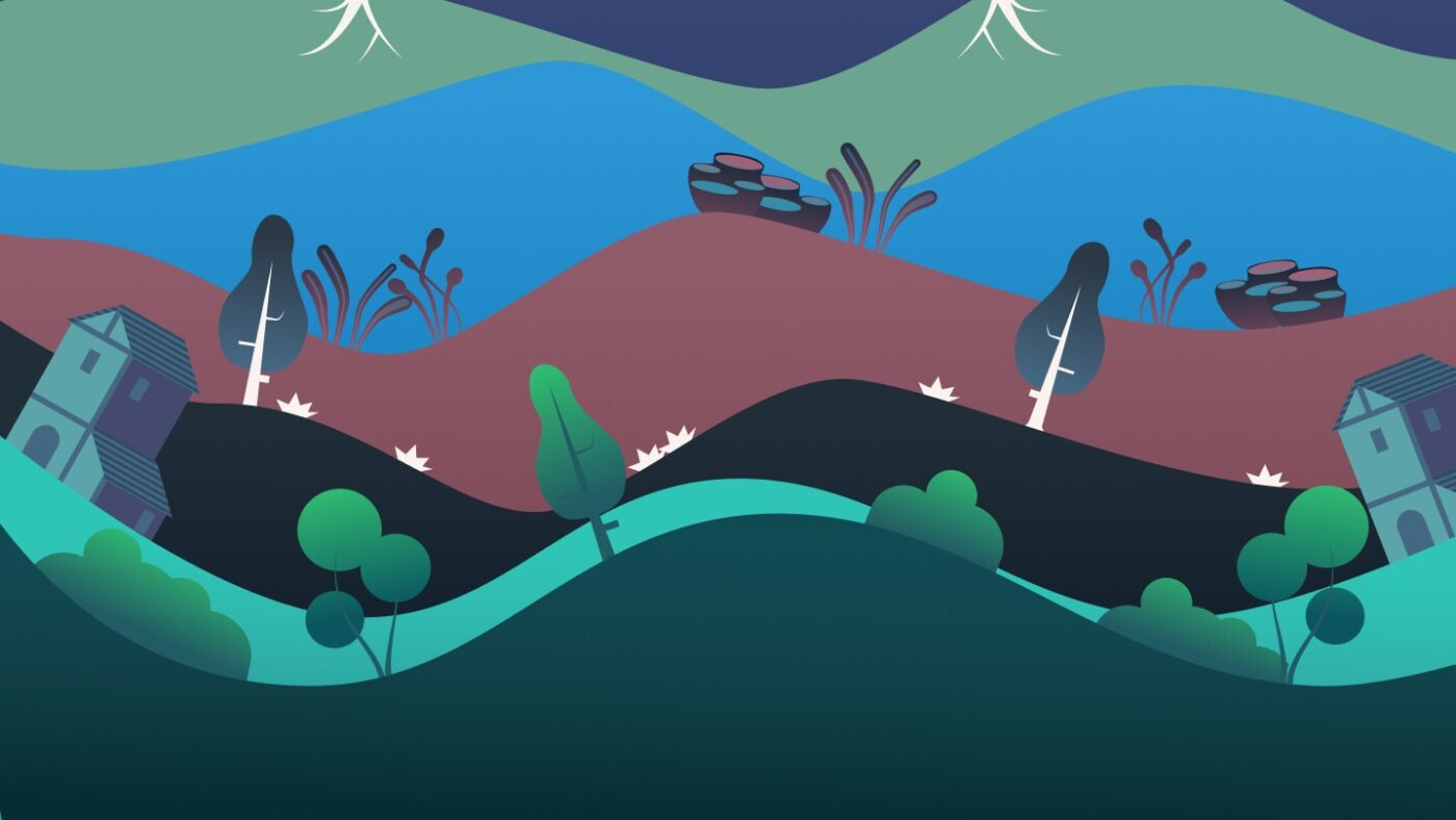 Wobble World é um jogo de plataforma em que todo o cenário vira gelatina