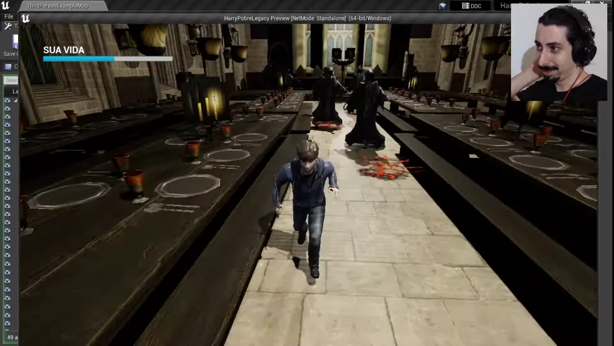 Combate contra Dementadores em Harry Pobre Legacy