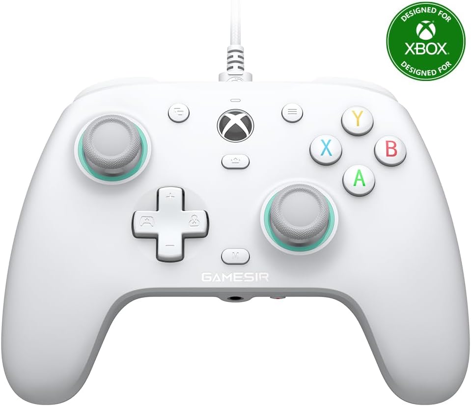 Controle com fio GameSir G7 SE branco para Xbox Series X|S, Xbox One e PC