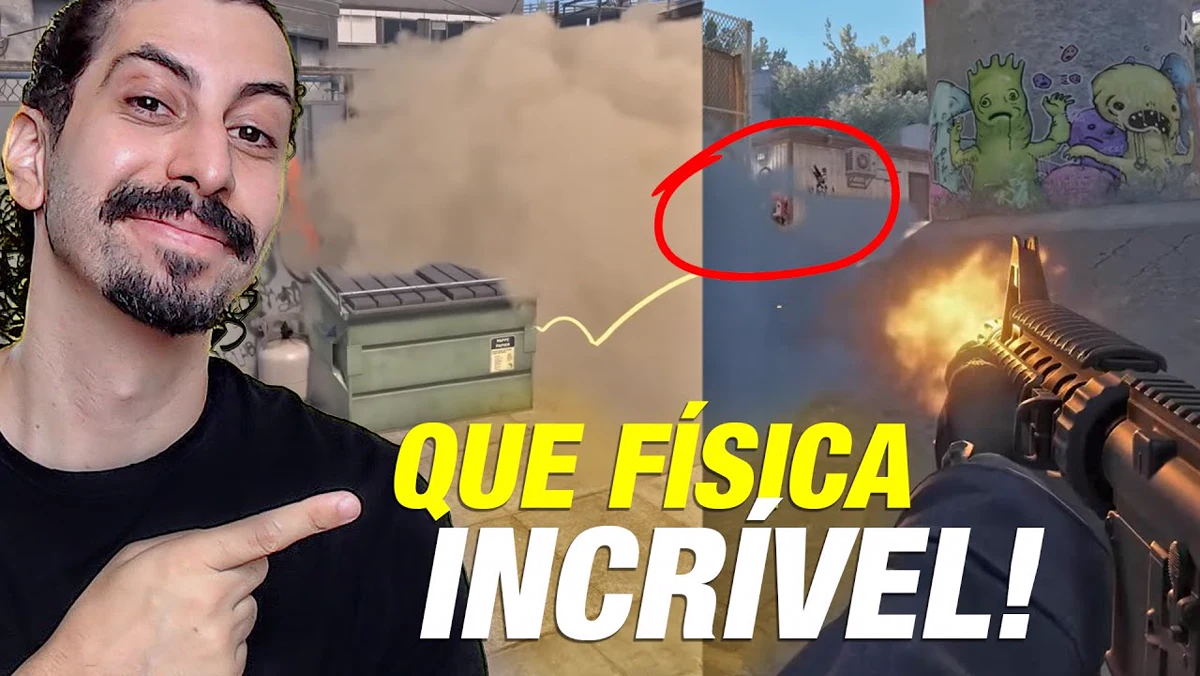Counter Strike 2 e a fisica da nova smoke volumetrica