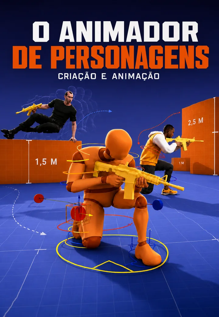Trilha de animação de personagens do Mapa do Unreal