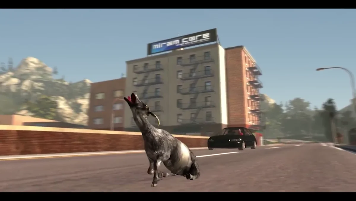 Discussão sobre bugs usados como parte da proposta em Goat Simulator