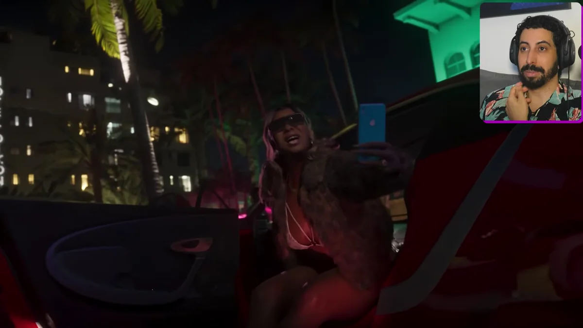 Multidão dançando em ambiente interno de GTA 6