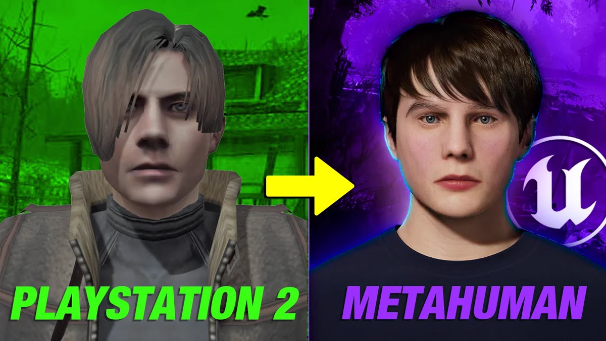 MetaHuman transforma o Leon de PS2 em personagem realista dentro da Unreal Engine