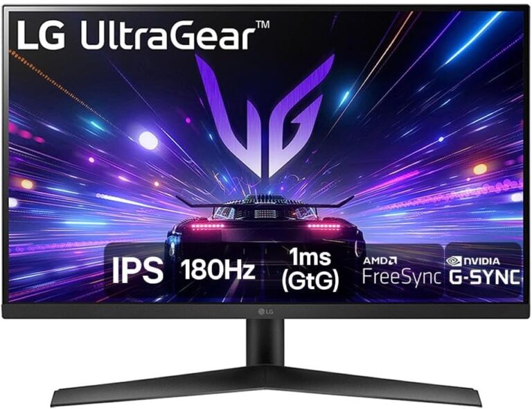 Monitor Gamer LG UltraGear 27″ 27GS60F-B IPS Full HD 180Hz 1ms GtG NVIDIA G-SYNC AMD FreeSync HDR10 sRGB 99% HDMI DisplayPort