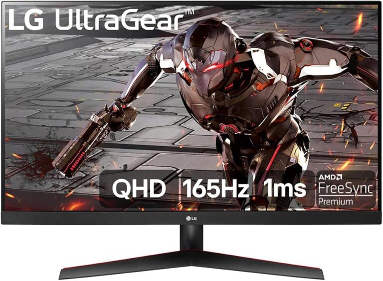 Monitor LG UltraGear 31,5 polegadas QHD 165 Hz 1 ms
