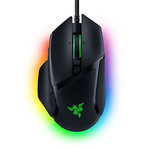 Mouse gamer ergonômico e personalizável Razer Basilisk V3, Chroma RGB, sensor óptico 26K DPI, Classic Black