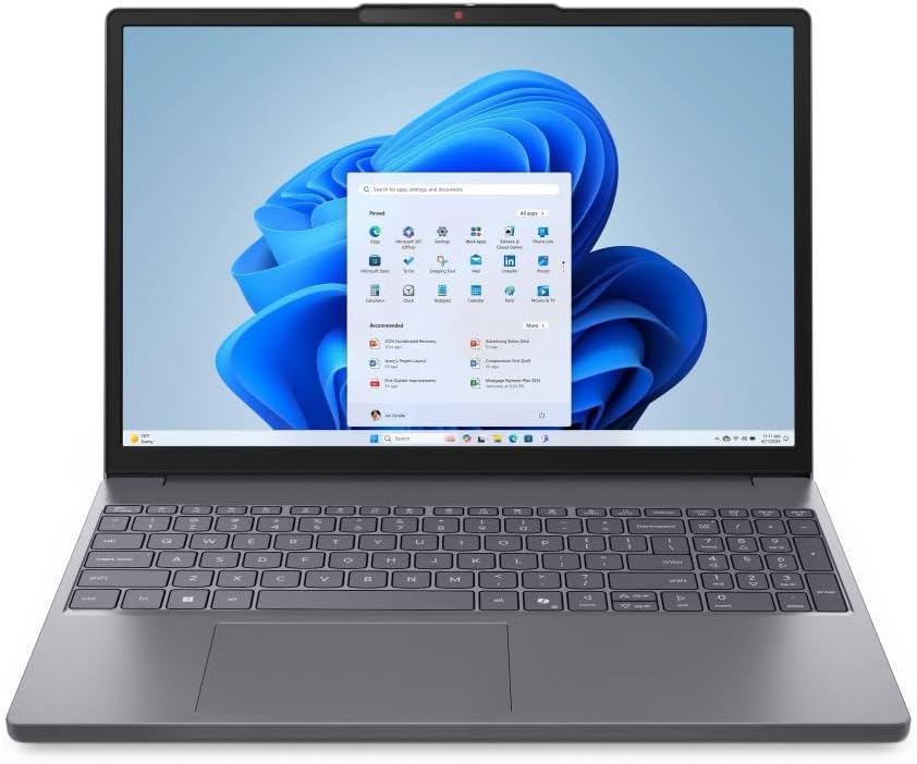 Notebook Lenovo IdeaPad Slim 3 15.3 Luna Grey – Intel Core 3 100U, 8GB RAM, 256GB SSD, Windows 11