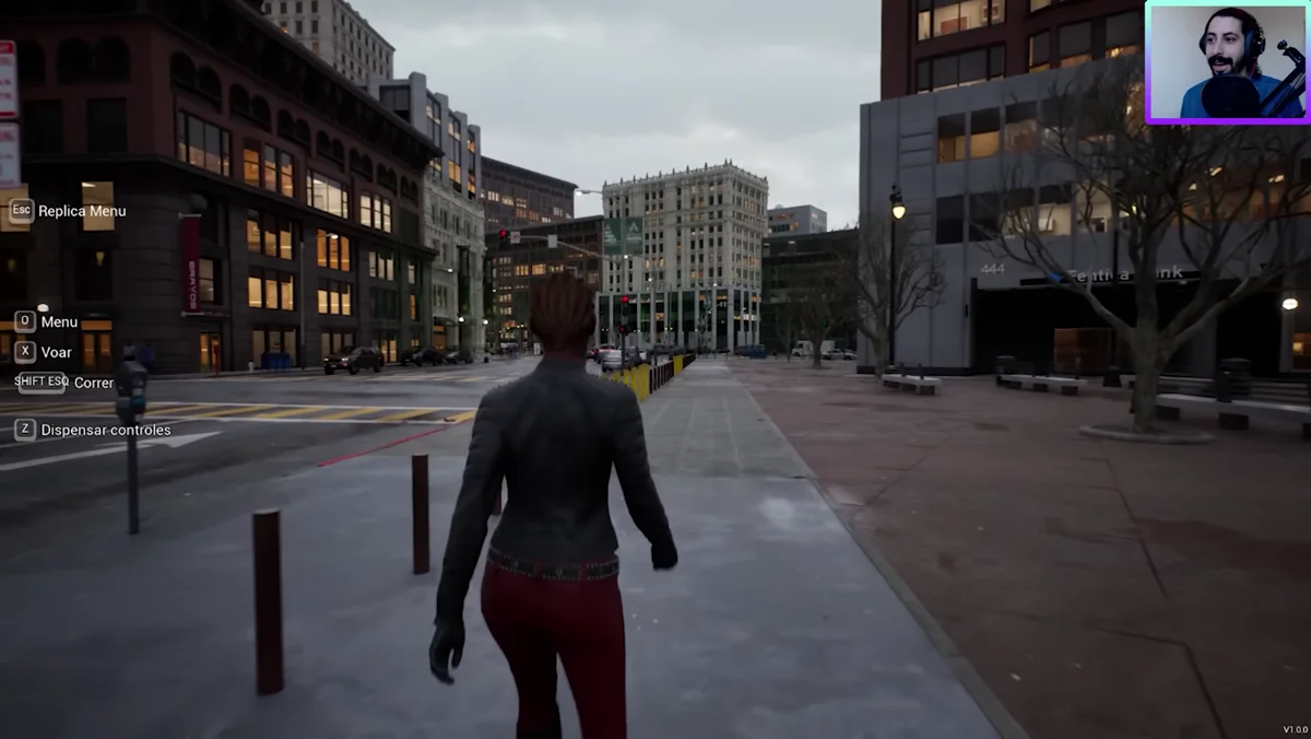 NPC em Matrix Awakens pronto para interação por voz