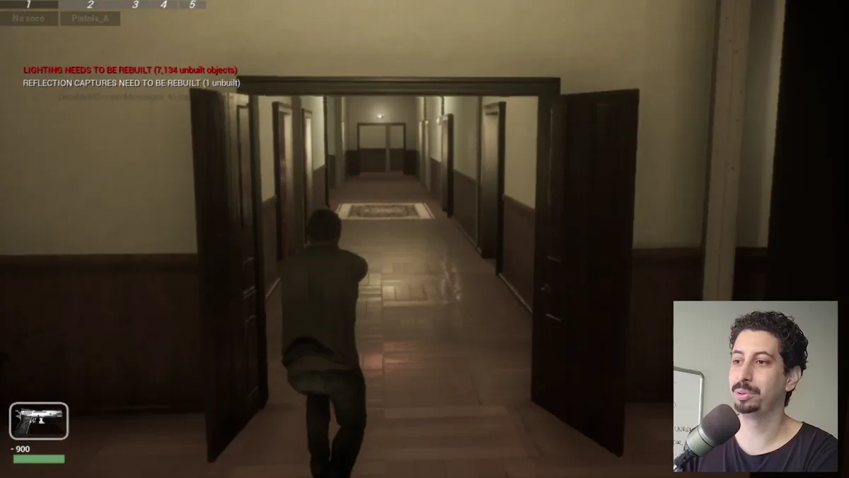 Personagem 3D importado para um projeto na Unreal Engine