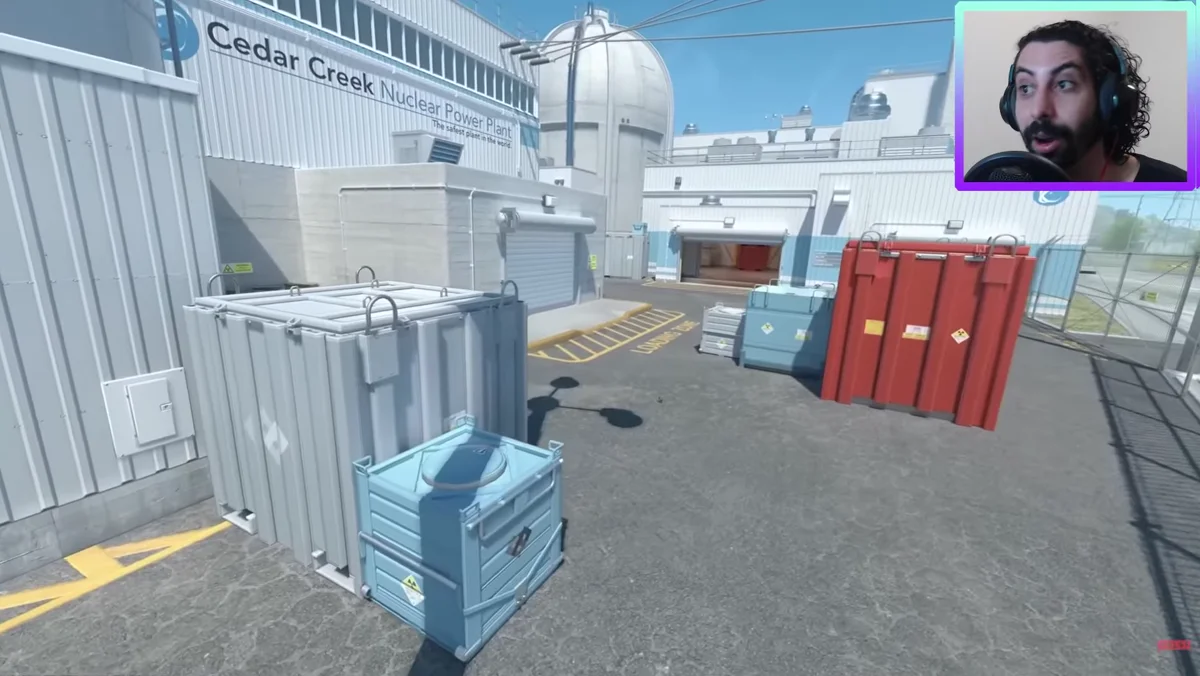 Smoke volumetrica preenchendo o ambiente em Counter Strike 2