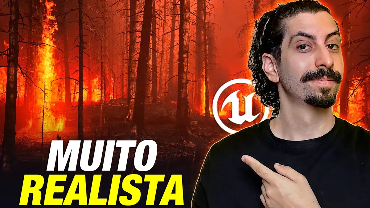 Fogo realista no Unreal Engine 5: partículas, Lumen e desempenho