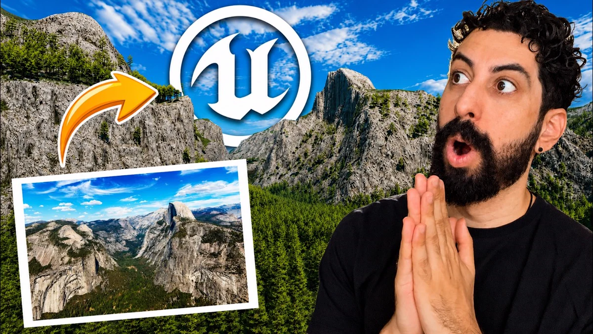 Como criar terrenos realistas na Unreal Engine 5 com apoio de IA