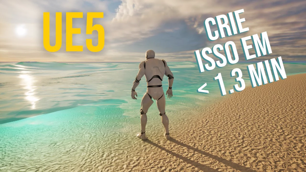 Como criar uma praia 3D na Unreal Engine 5