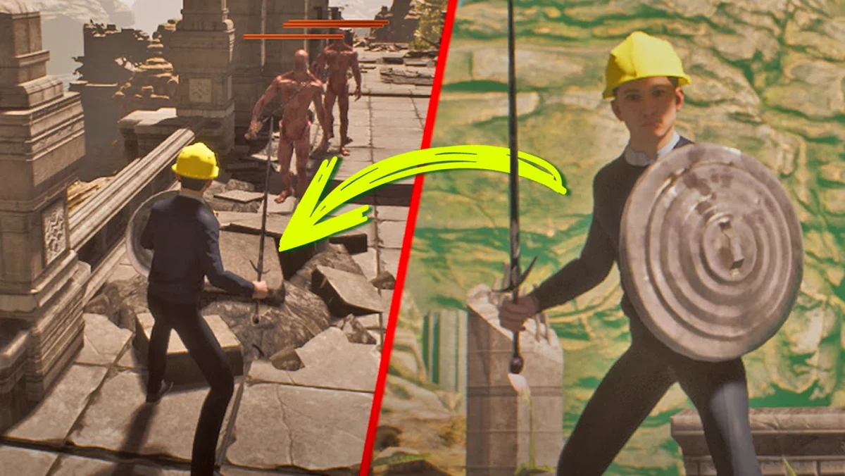 Elden Ring de pobre na Unreal Engine 5: gameplay, combate e balanceamento
