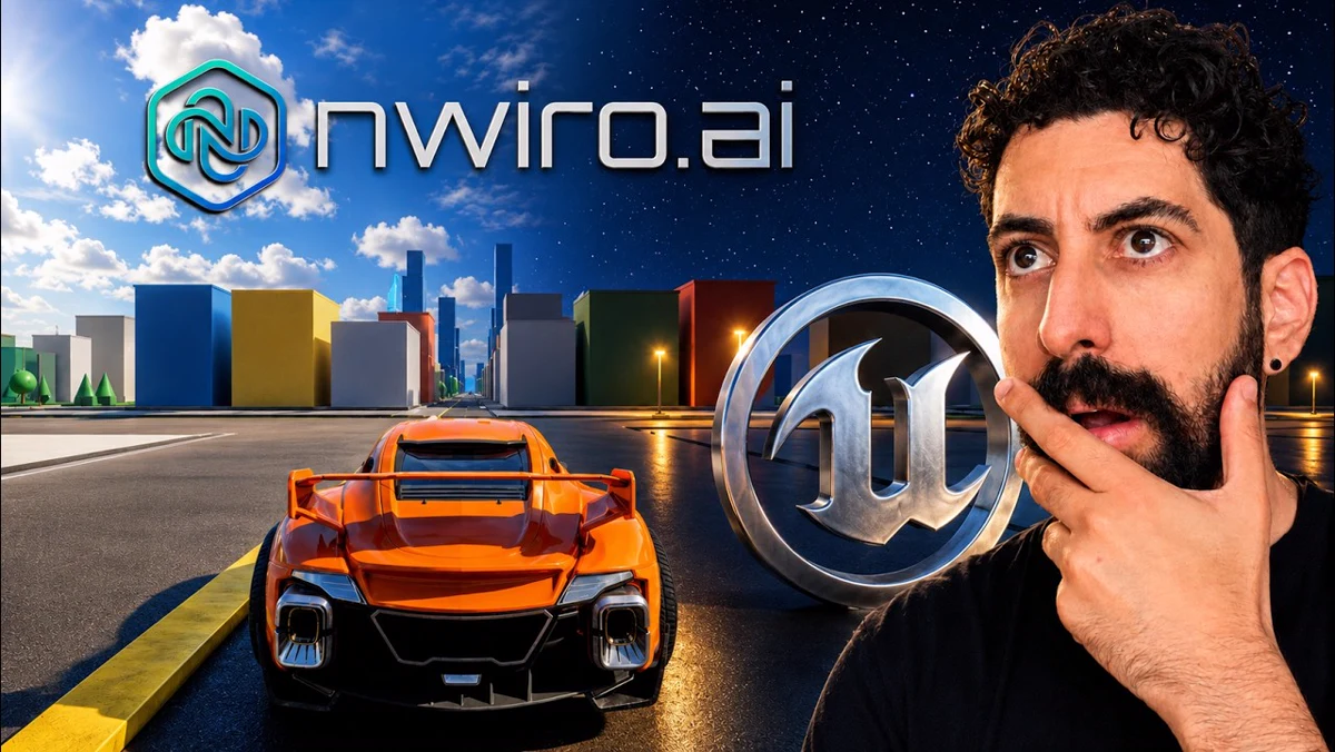 NWIRO leva inteligência artificial para criar cenários e código na Unreal Engine 5