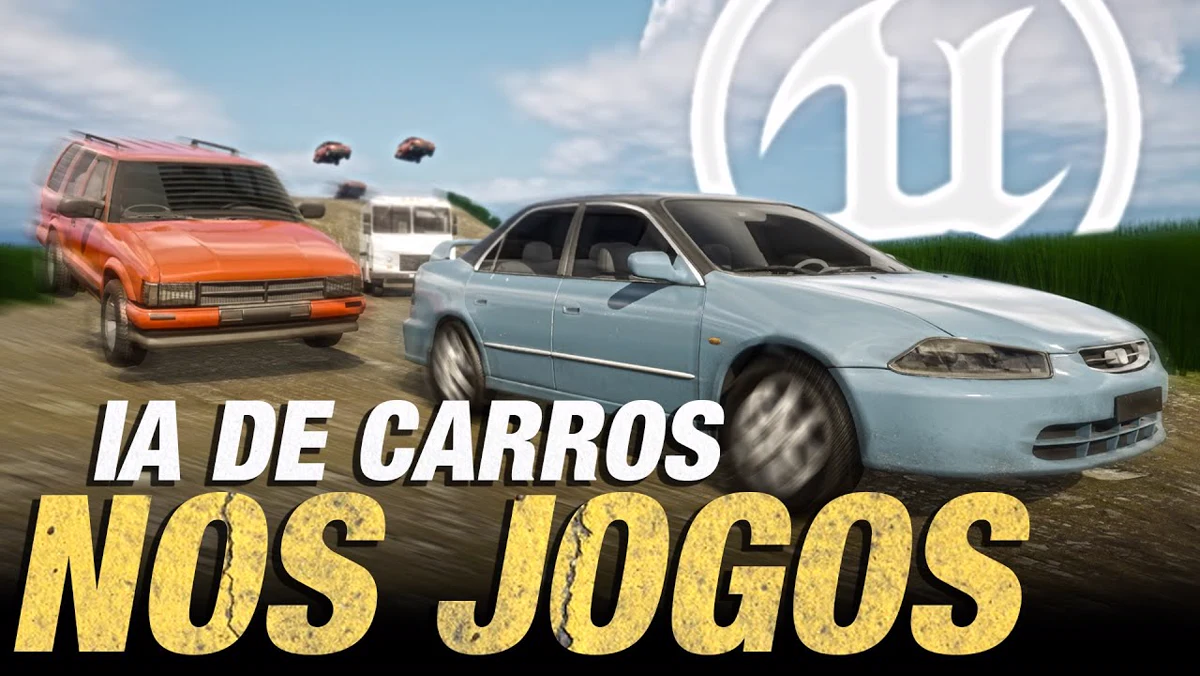 Como jogos de carros usam splines e IA na Unreal Engine 5