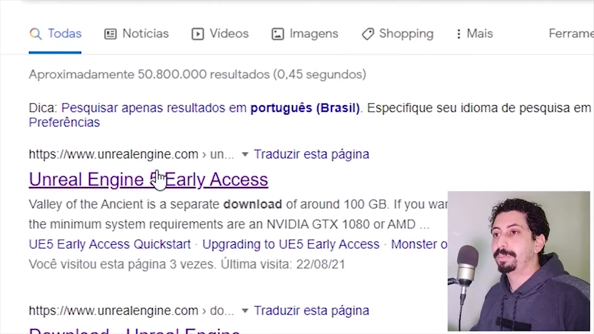 Template de terceira pessoa na Unreal Engine 5
