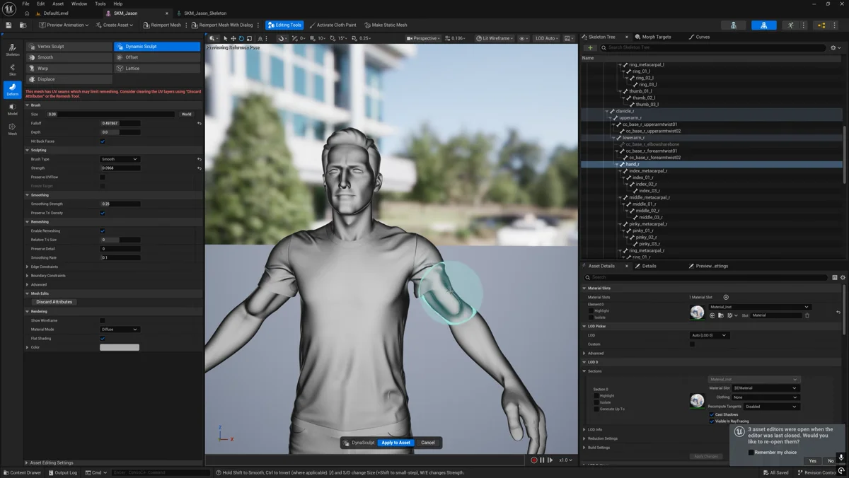 Personagem 3D jogável com arma dentro da Unreal Engine