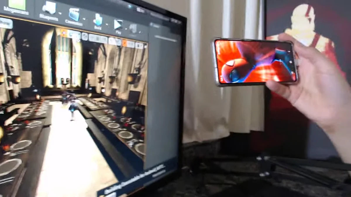 Preview de Harry Pobre Legacy rodando em um celular pela Unreal