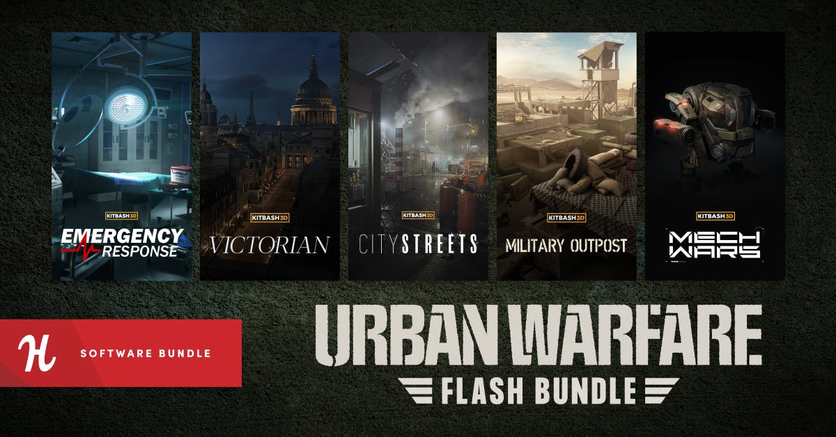 Urban Warfare Flash Bundle by KitBash3D