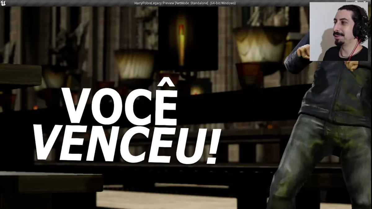 Cena de vitoria com danca em Harry Pobre Legacy