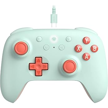8BitDo Ultimate 2C Wired Controller para Windows PC e Android, Mint