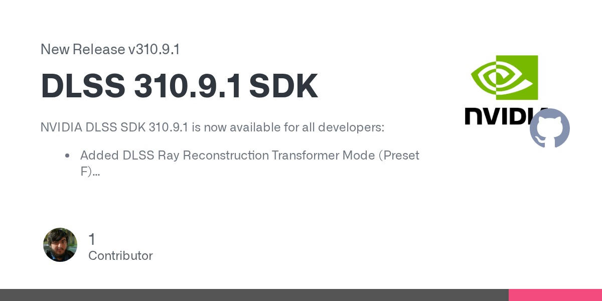 NVIDIA lança DLSS SDK 310.9.1 com modo Ray Reconstruction (Preset F)