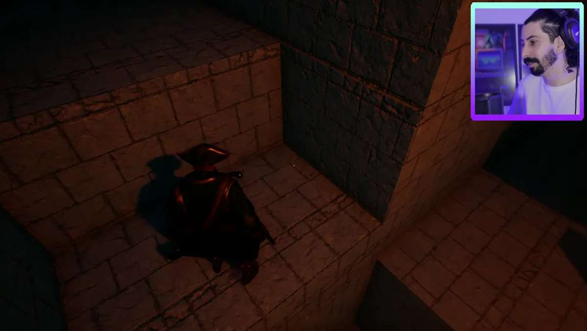 Cena de encerramento com câmera e menu em projeto da Unreal Engine 5